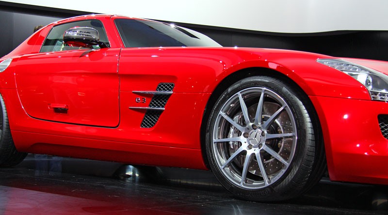 IAA Frankfurt 2009: Mercedes-Benz SLS AMG – Gullwing XXI wieku, pierwsze wrażenia