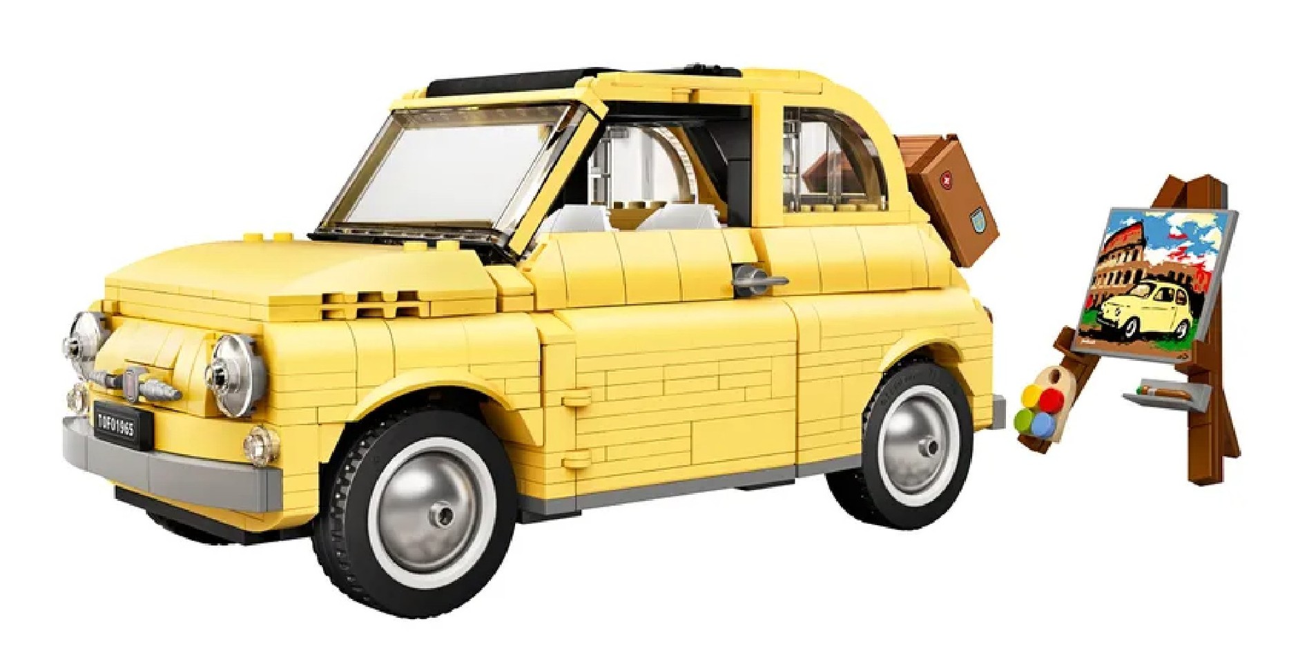 LEGO Fiat 500. Zdjęcie użyte za zgodą ©2021 The LEGO Group