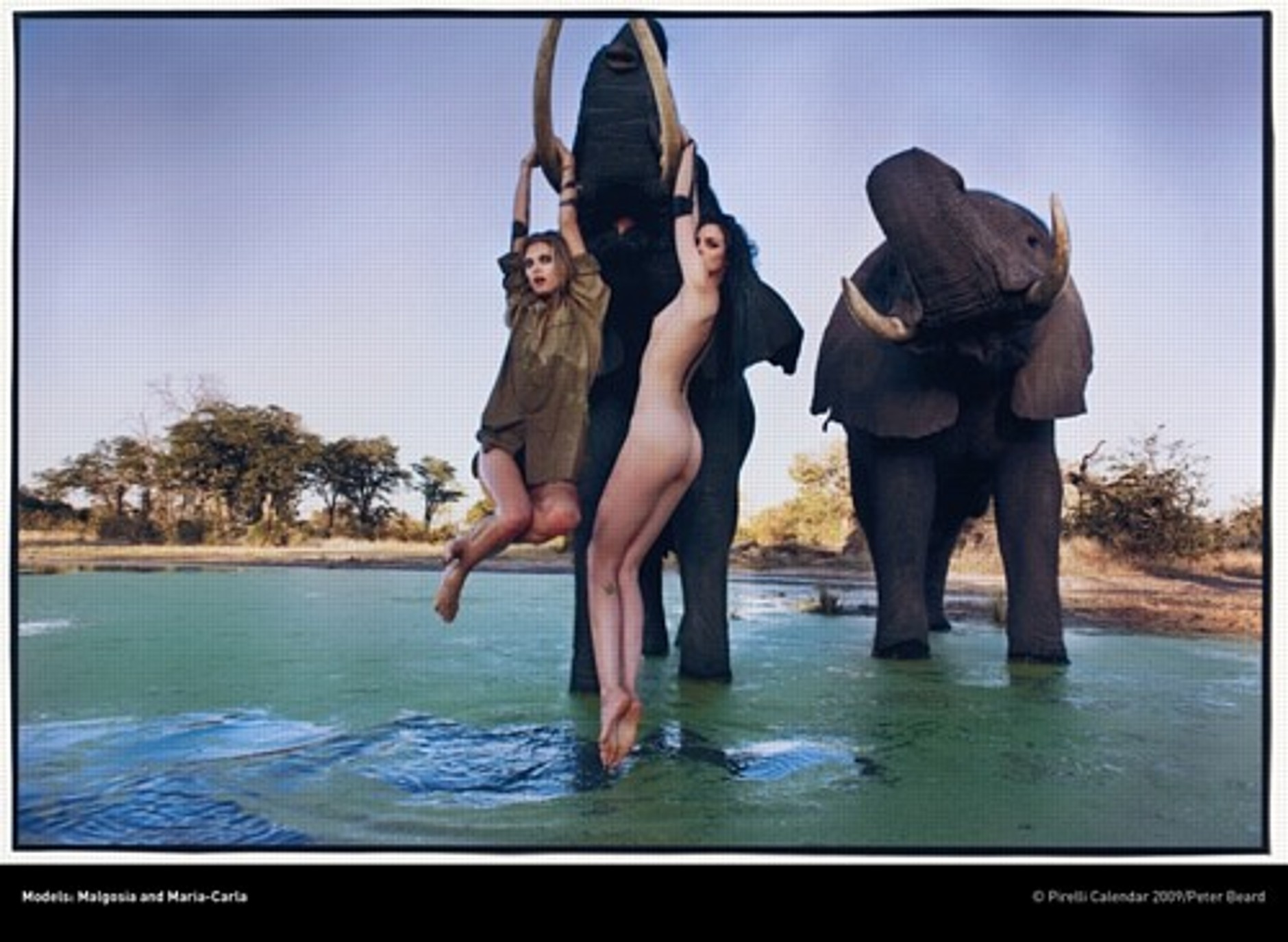 Kalendarz Pirelli 2009 - Tylko piękno może uratować świat