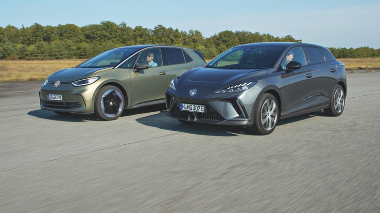 MG4 kontra Volkswagen ID.3
