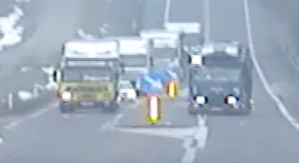 Litewska „lohra” wyprzedzała na skrzyżowaniu, między wysepkami