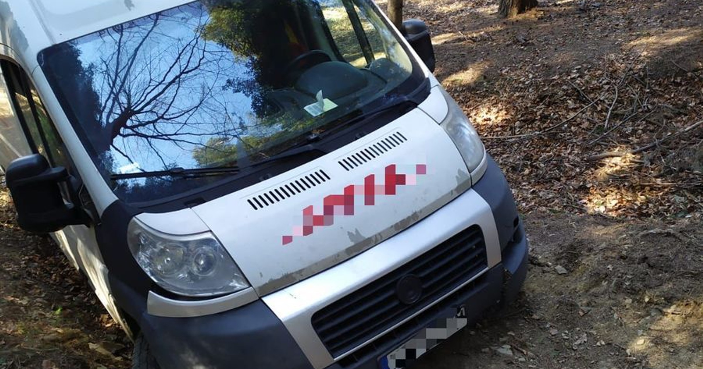 Pościg za skradzioną furgonetką kuriera w Myślenicach
