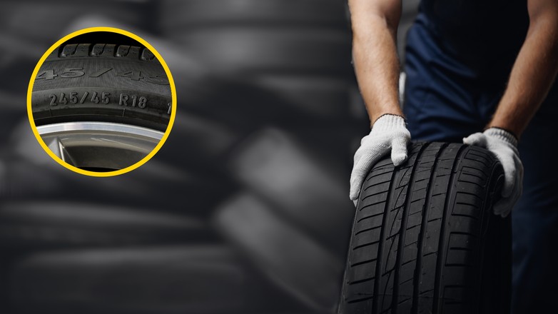 Co oznaczają symbole na boku opony?