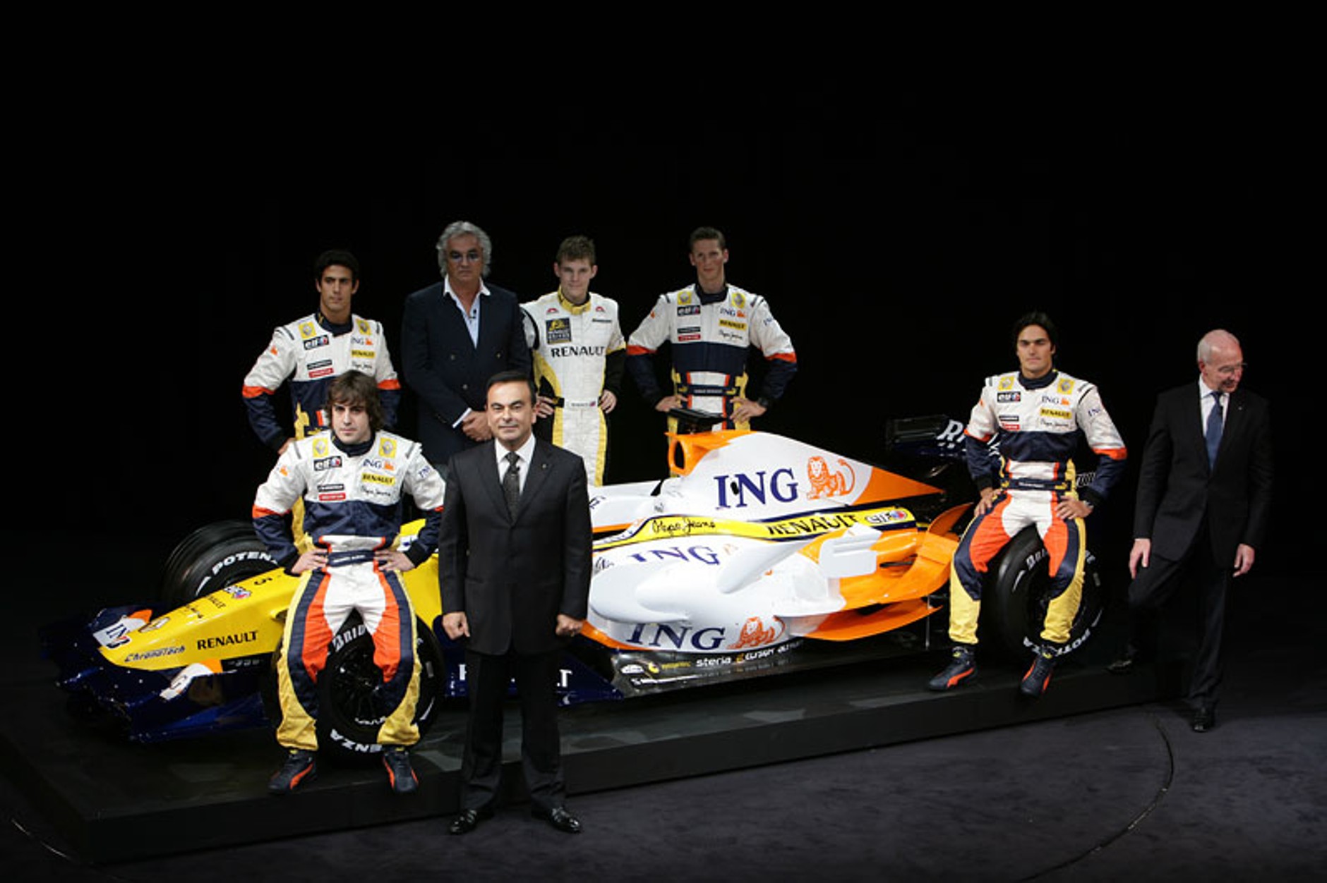 ING Renault F1 Team 2008 - kierowcy, historia