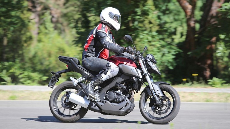 Rynek stodwudziestekpiątek cały cas ma się dobrze. Na zdjęciu Yamaha MT-125