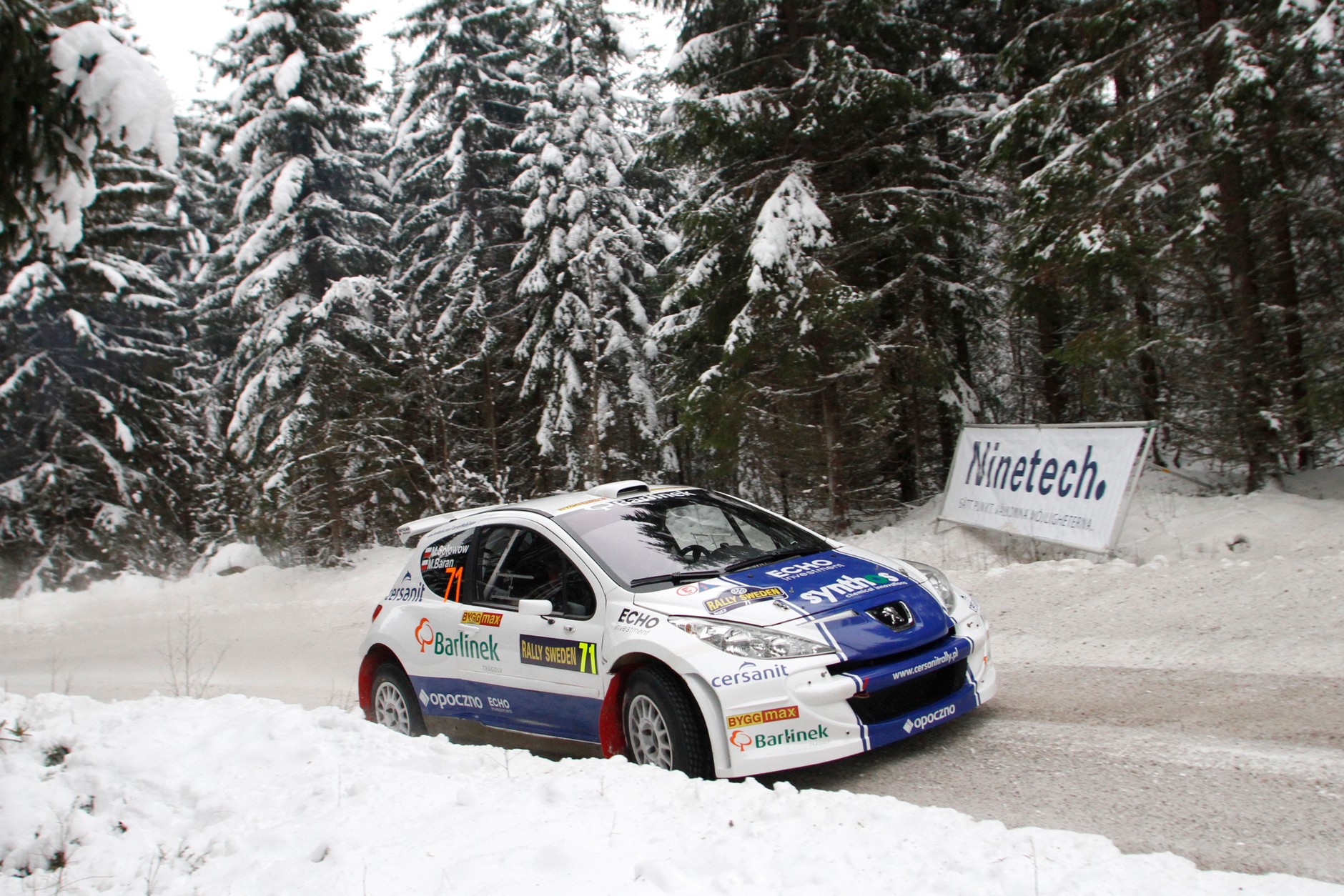 Rajd Szwecji 2013: Sołowow, Kościuszko i Kabaciński z tarczą