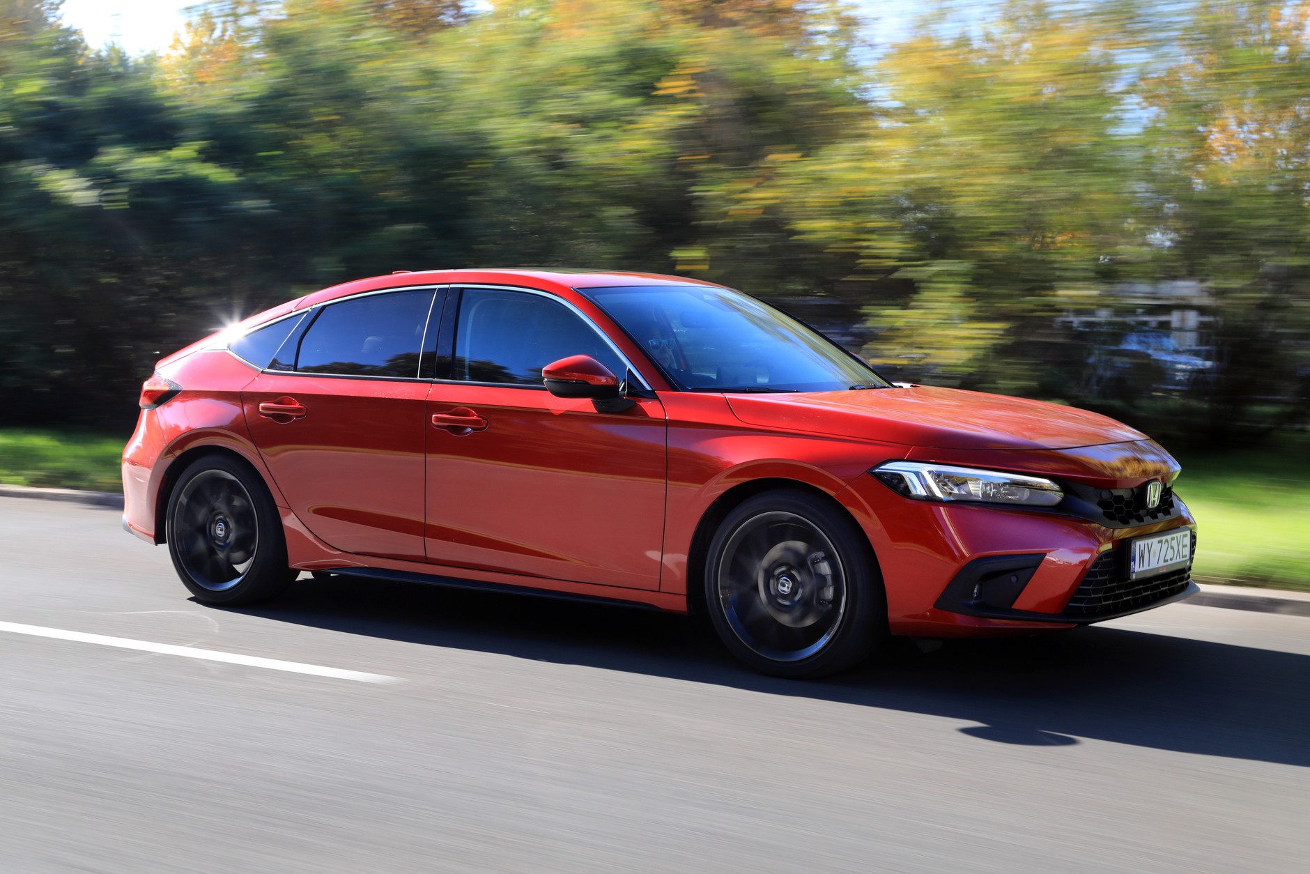 Honda Civic występuje tylko z układem hybrydowym i ma 184 KM