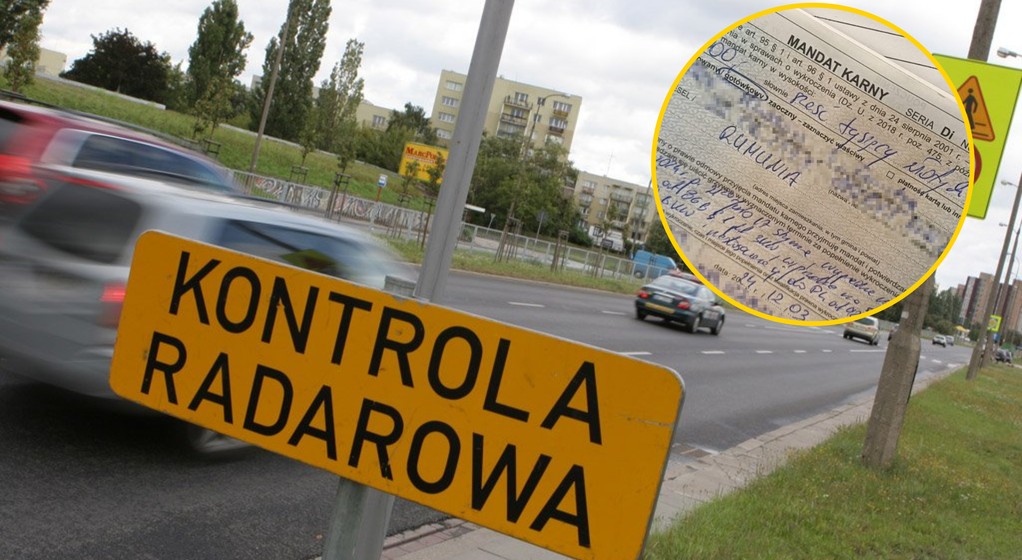 Mandat z fotoradaru do kosza? To też jakiś sposób