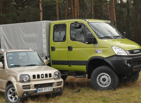 Suzuki Jimny kontra Iveco Daily 4x4: czy duży może więcej?