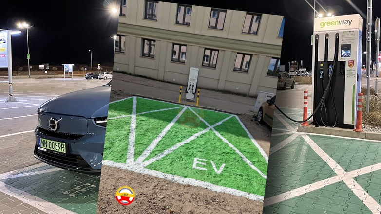 Absurdalne roboty w Łodzi. Pomalowali piach i kamienie