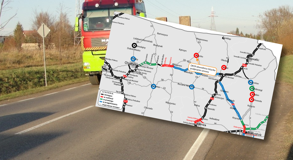 DK59 w Giżycku(1)