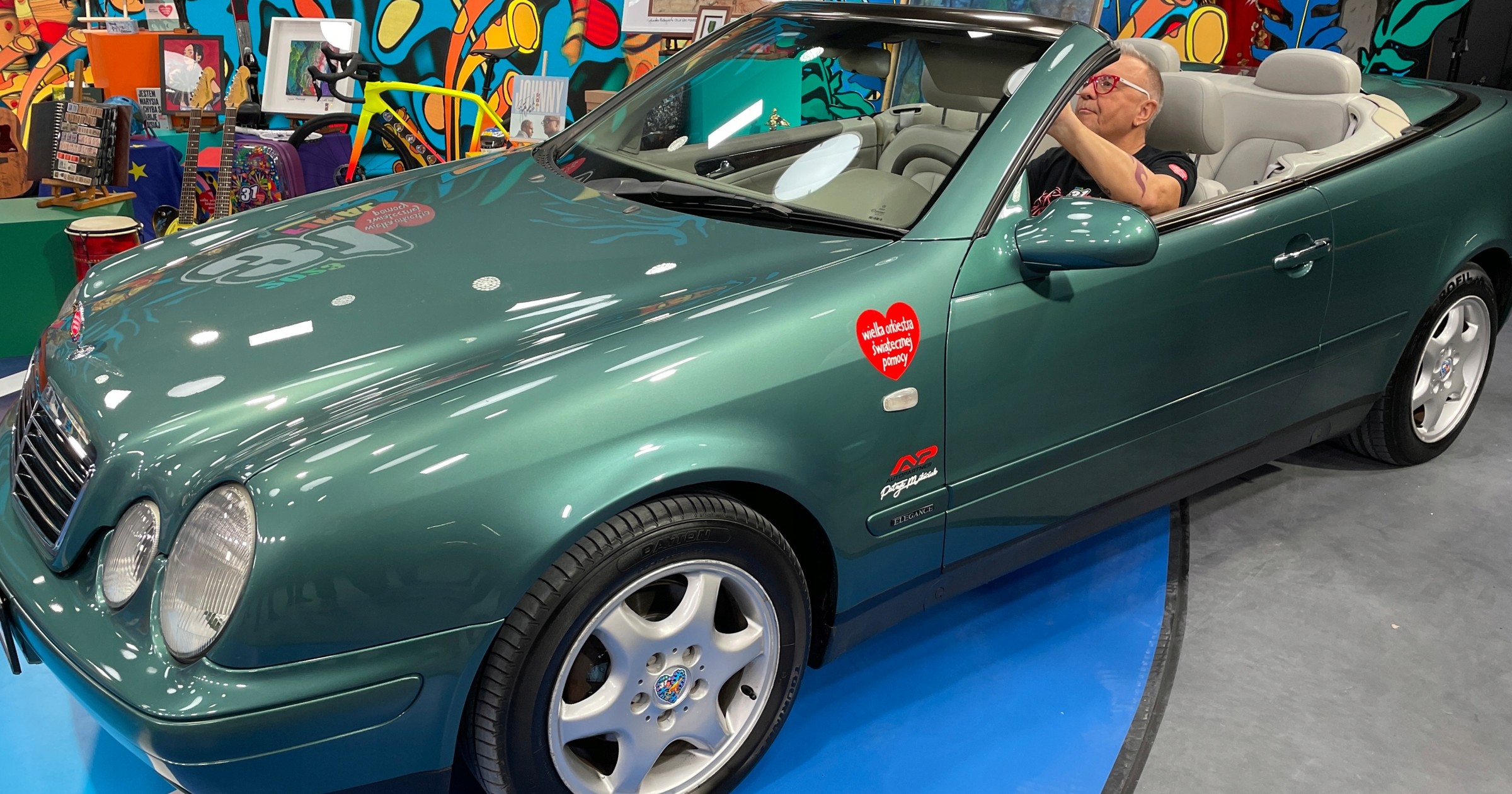 Mercedes CLK A208 na aukcji WOŚP 