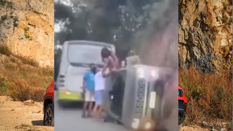 Jeep Compass wypadek