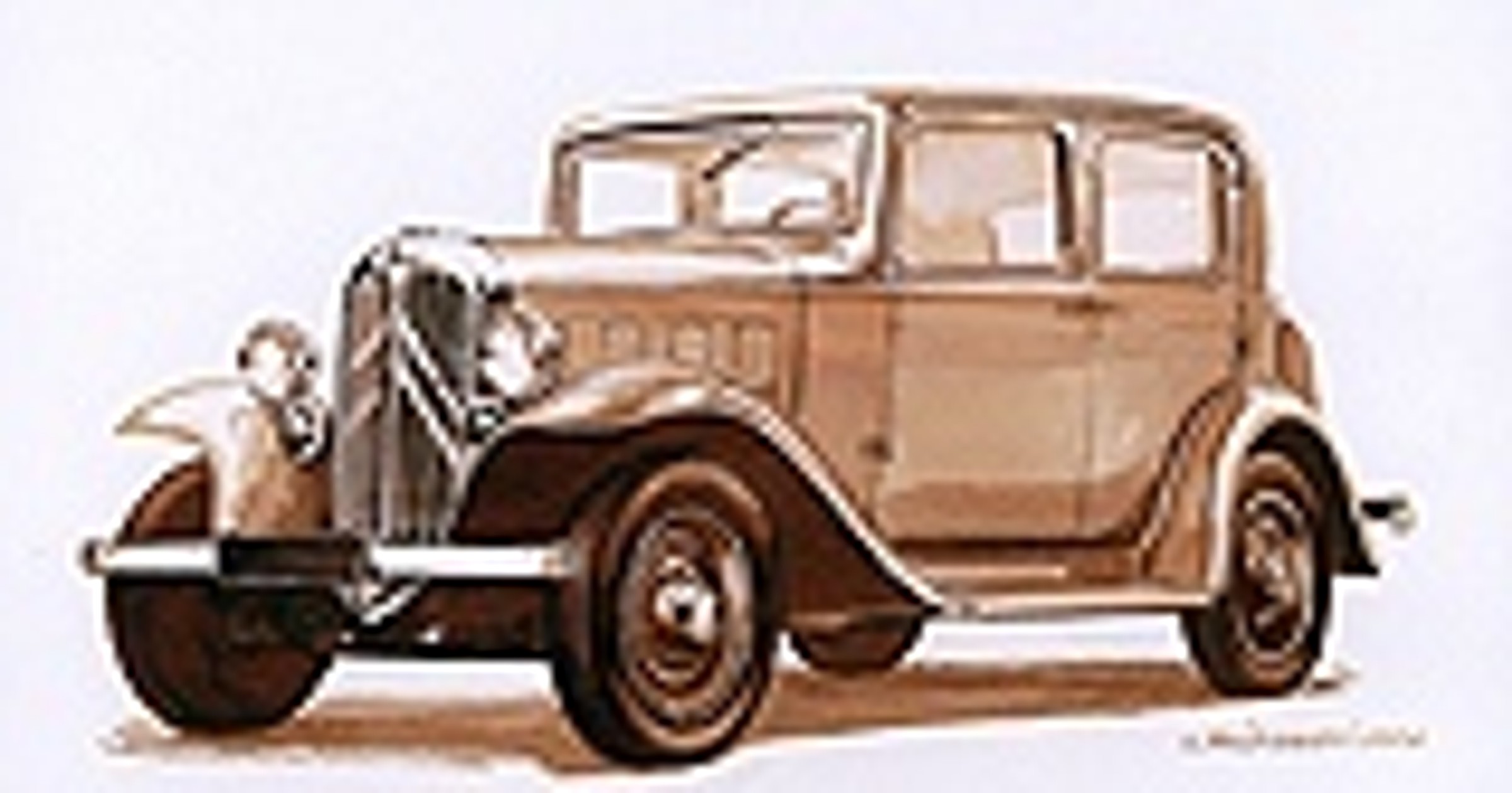 CitroĎn 8 A 1933 Francja