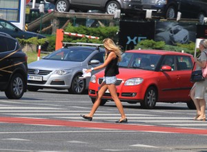 Jak szybko jeździsz przez przejścia dla pieszych?