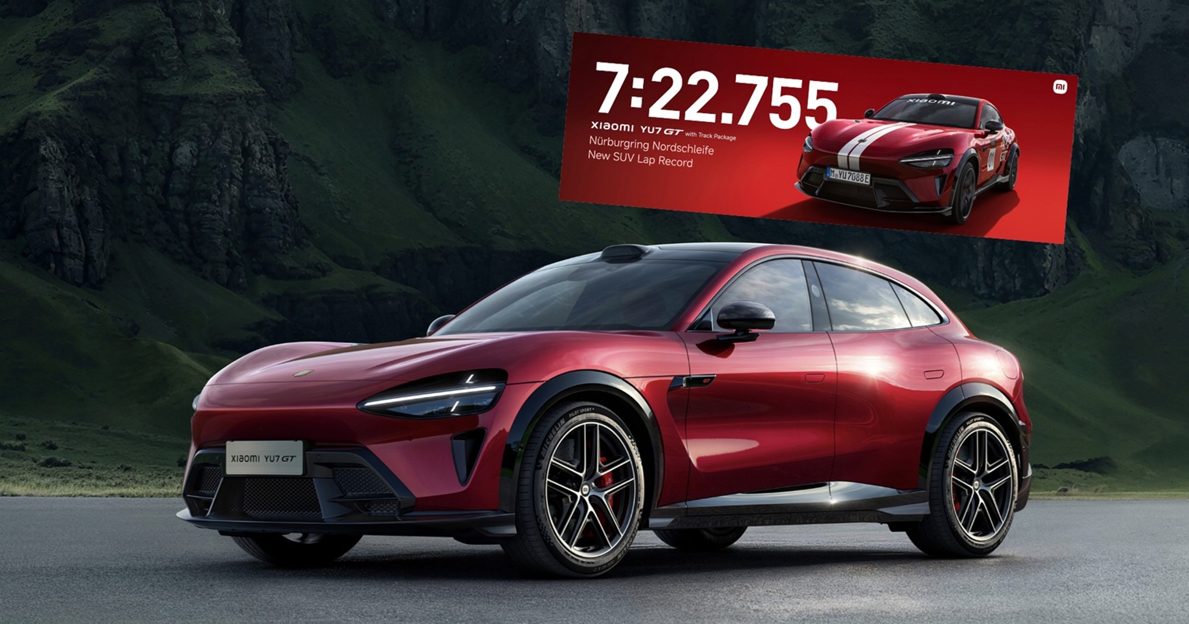 Xiaomi YU7 GT pobiło rekord w klasie SUV-ów na Nurburgringu