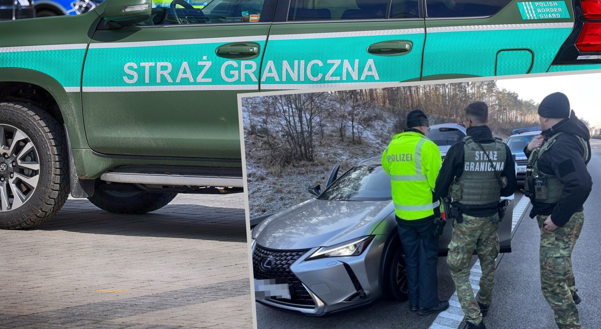 Polsko-niemiecki patrol Straży Granicznej odzyskał trzy auta w ciągu jednej doby