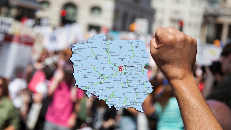 Dziś ogólnopolski protest przeciwko projektom CPK. Będą utrudnienia na drogach