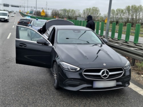 Straż Graniczna odzyskała Mercedesa