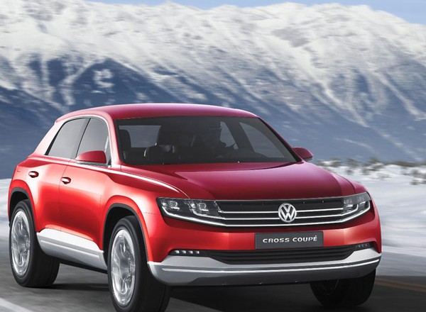 VW Cross Coupe Concept jako hybryda TDI