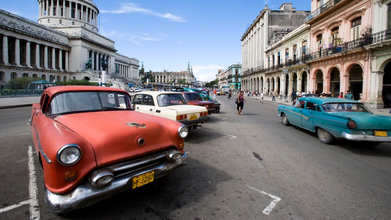 Oldtimery z Kuby