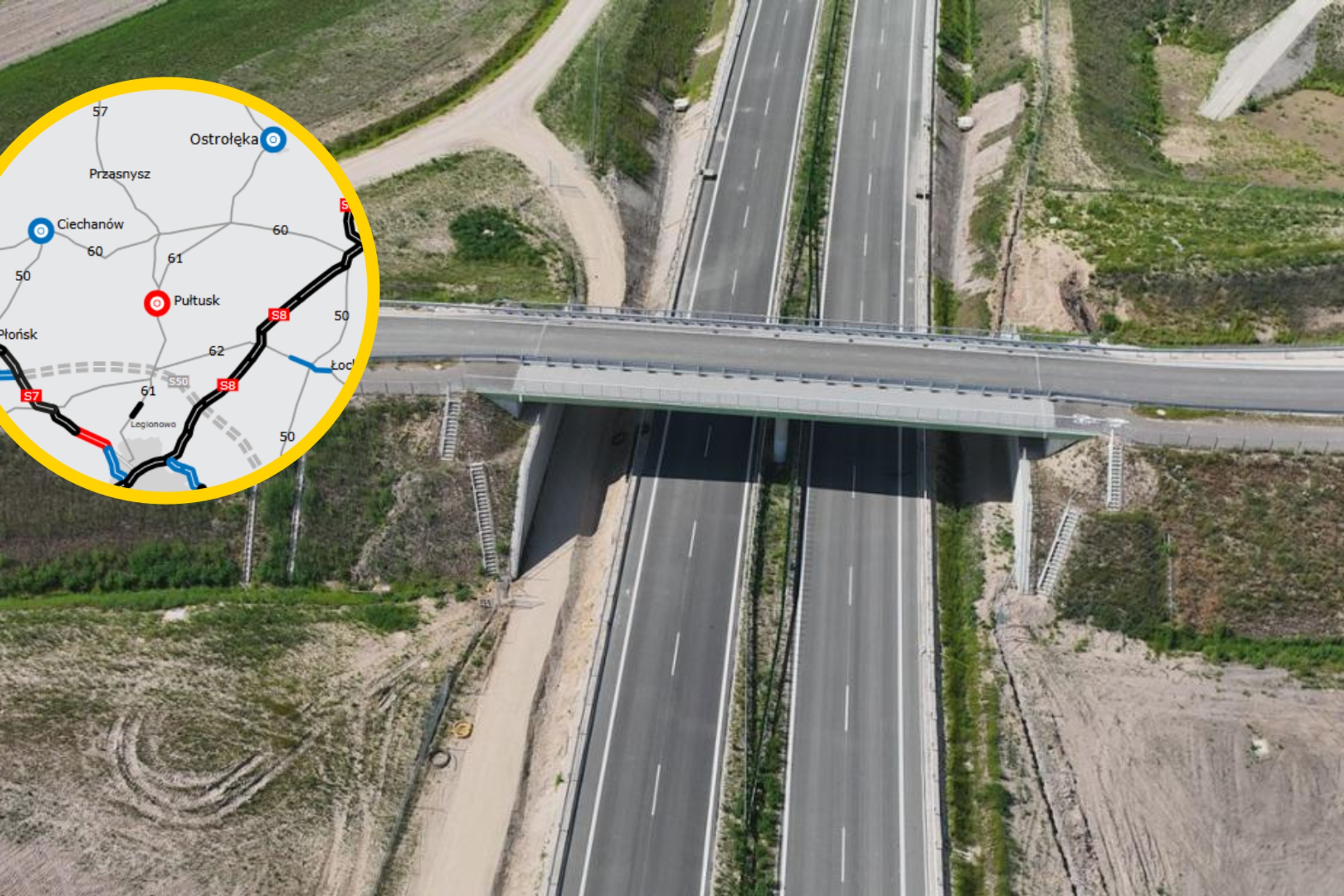 Prace na obwodnicy Pułtuska na finiszu. Droga na Mazury jeszcze przed wakacjami