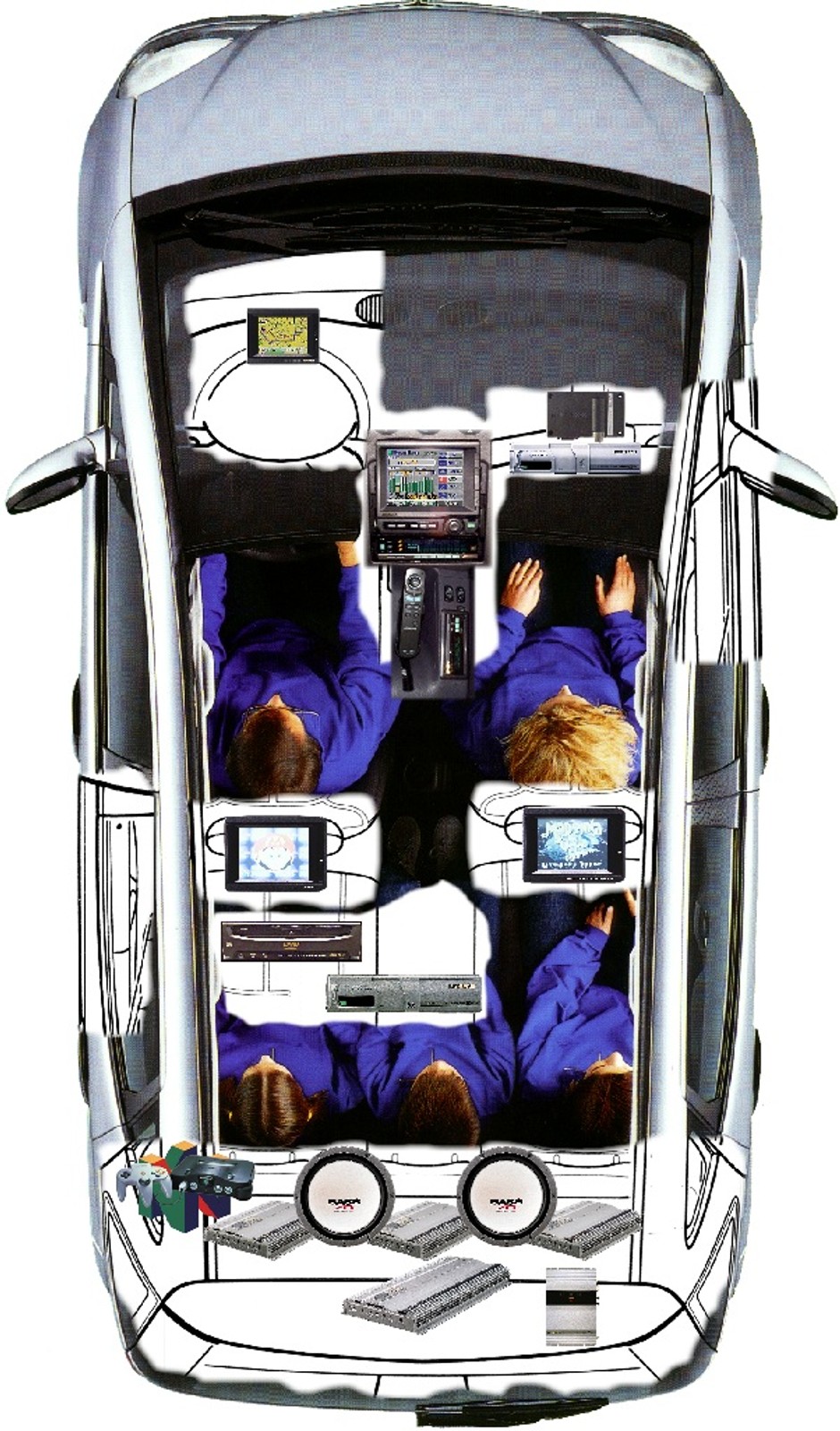 To nie jest wizja: to schemat instalacji w Mercedesie klasy A