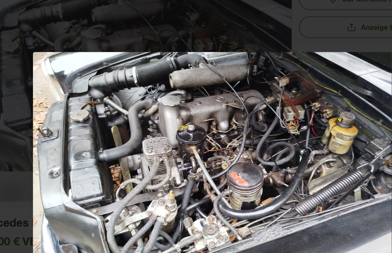 ... pod maską sprzedawanego auta znajduje się mały diesel zamiast wielkiego V8.