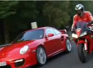 Porsche GT2 kontra Honda CBR 1000