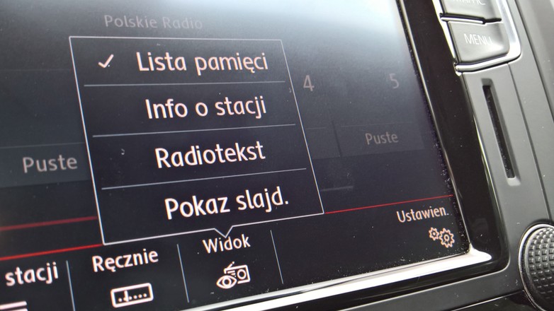 Opcje DAB - odbiornik Discover Media  Plus w VW Multivan