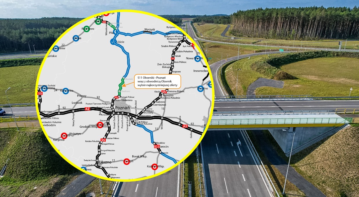 Kolejny odcinek drogi S11 w realizacji. Już jest wykonawca