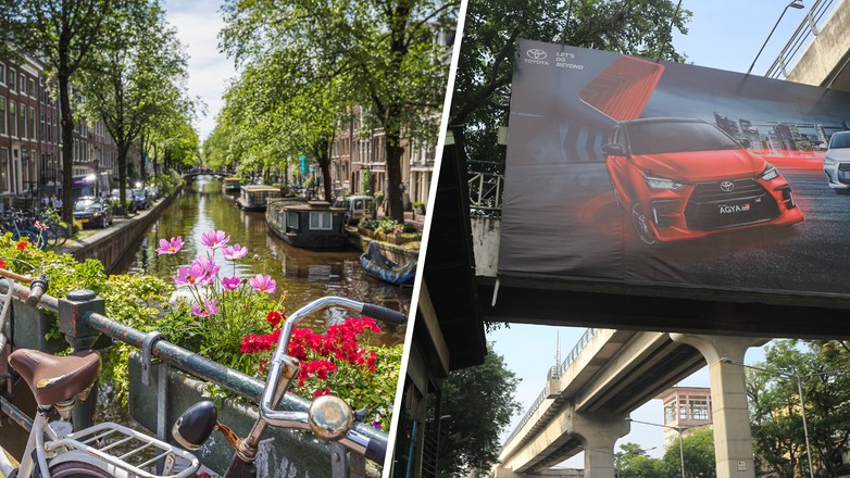 Amsterdam wprowadził zakaz reklamy samochodów spalinowych