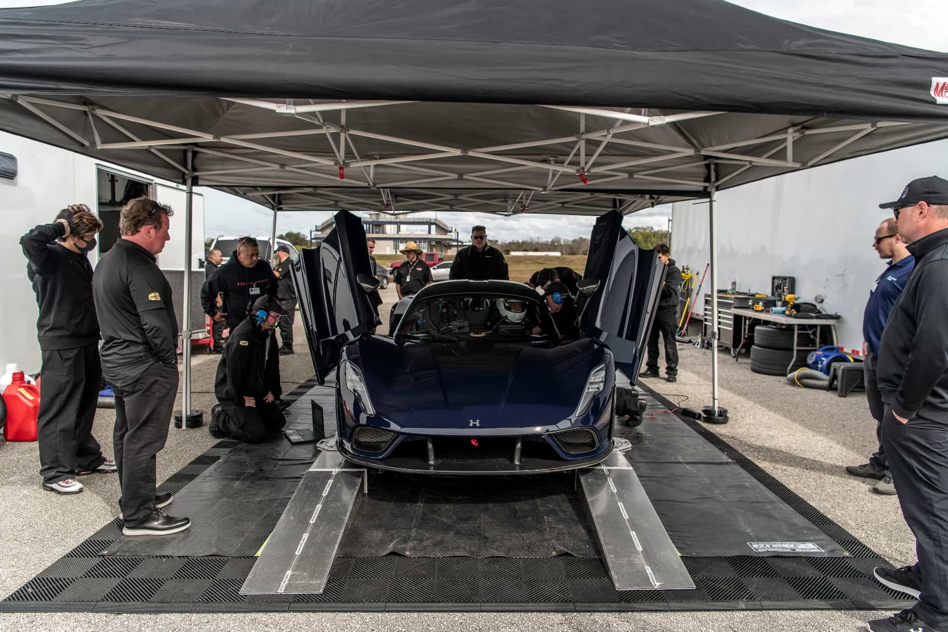 Hennessey Venom F5 test prędkości