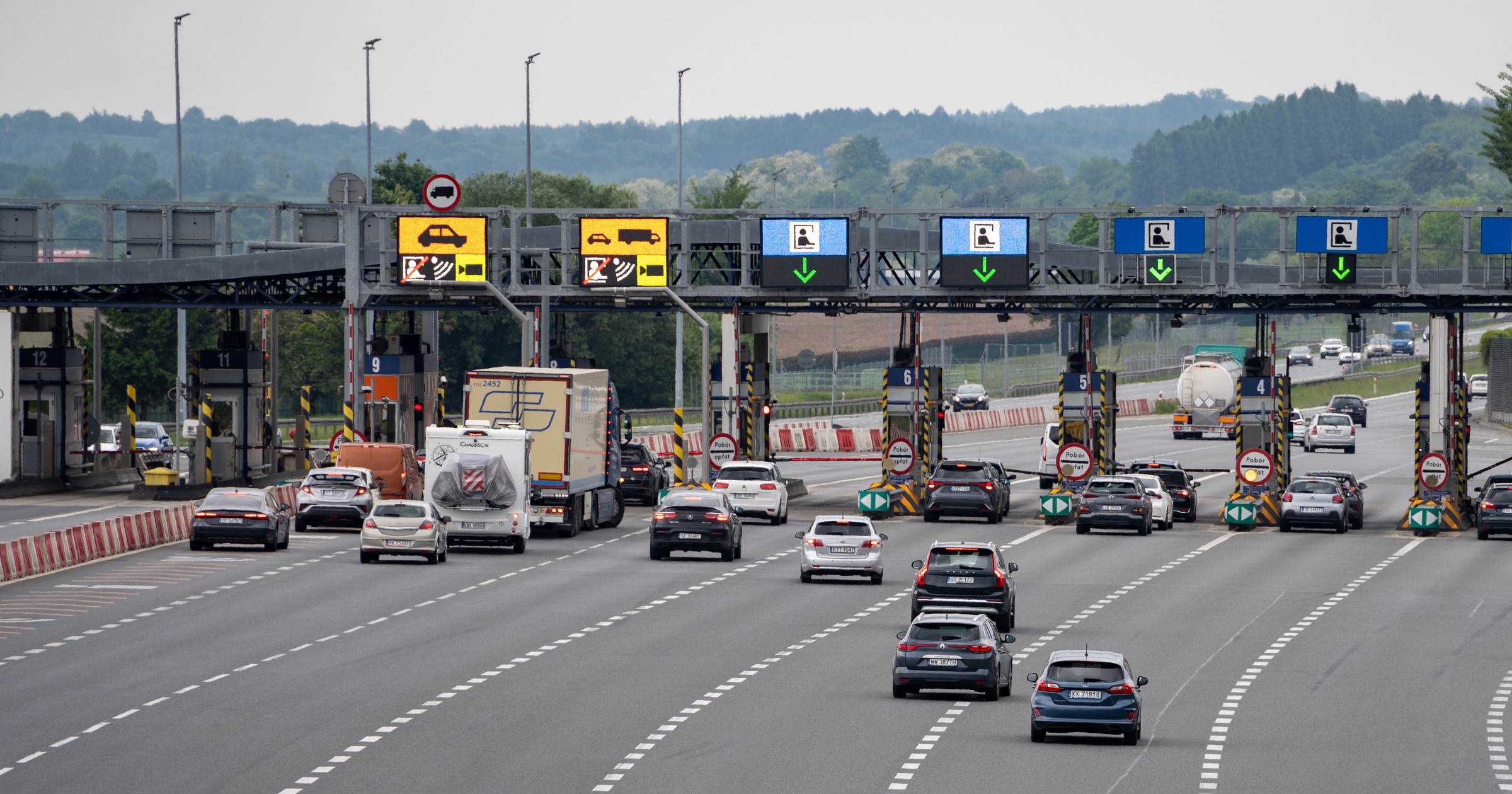 Autostrada A4 - bramki w Balicach