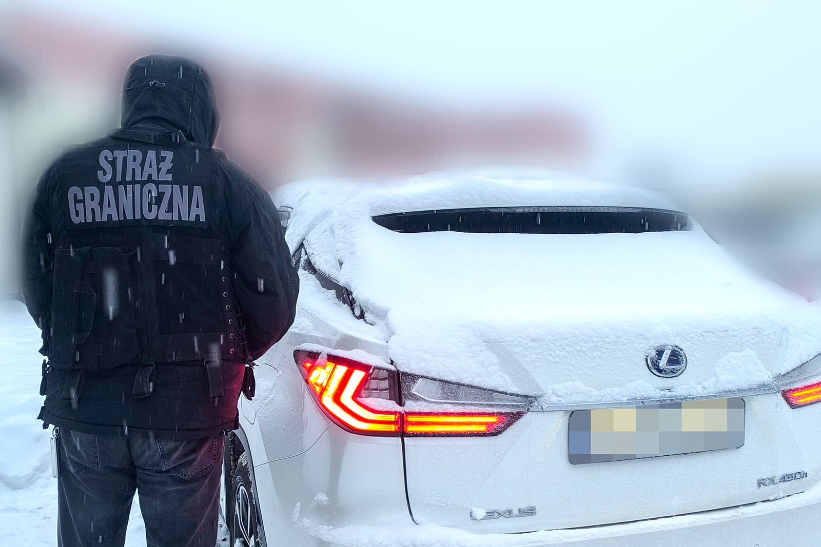 Lexus RX 450h zatrzymany w Medyce