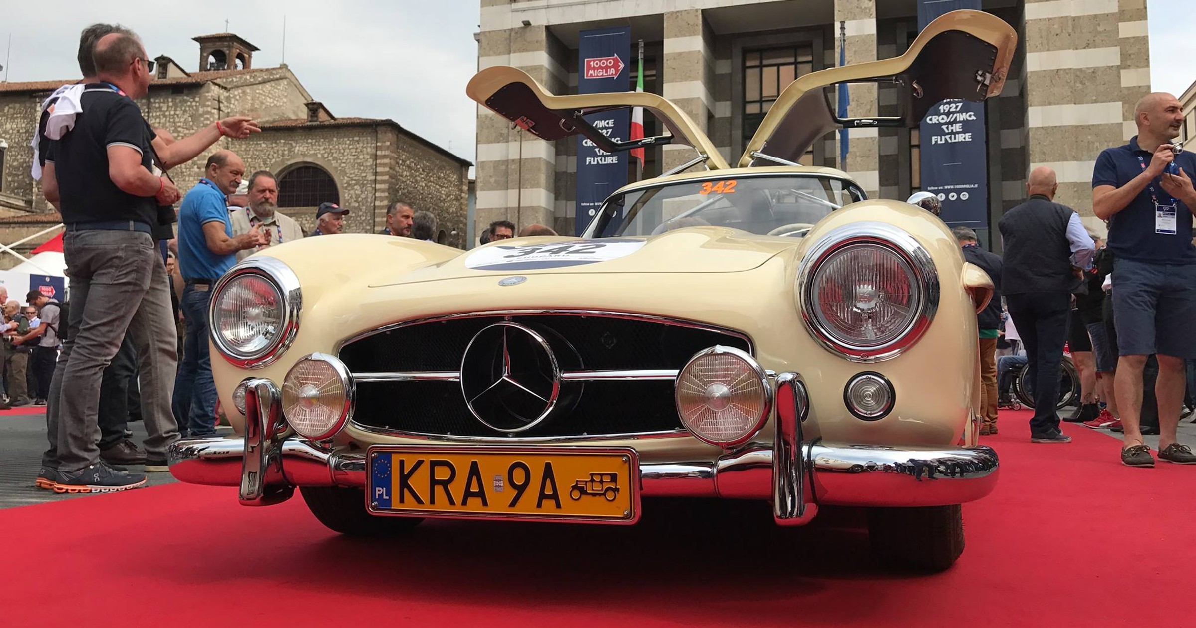 Mille Miglia – polska załoga w Mercedesie 300 SL Gullwing