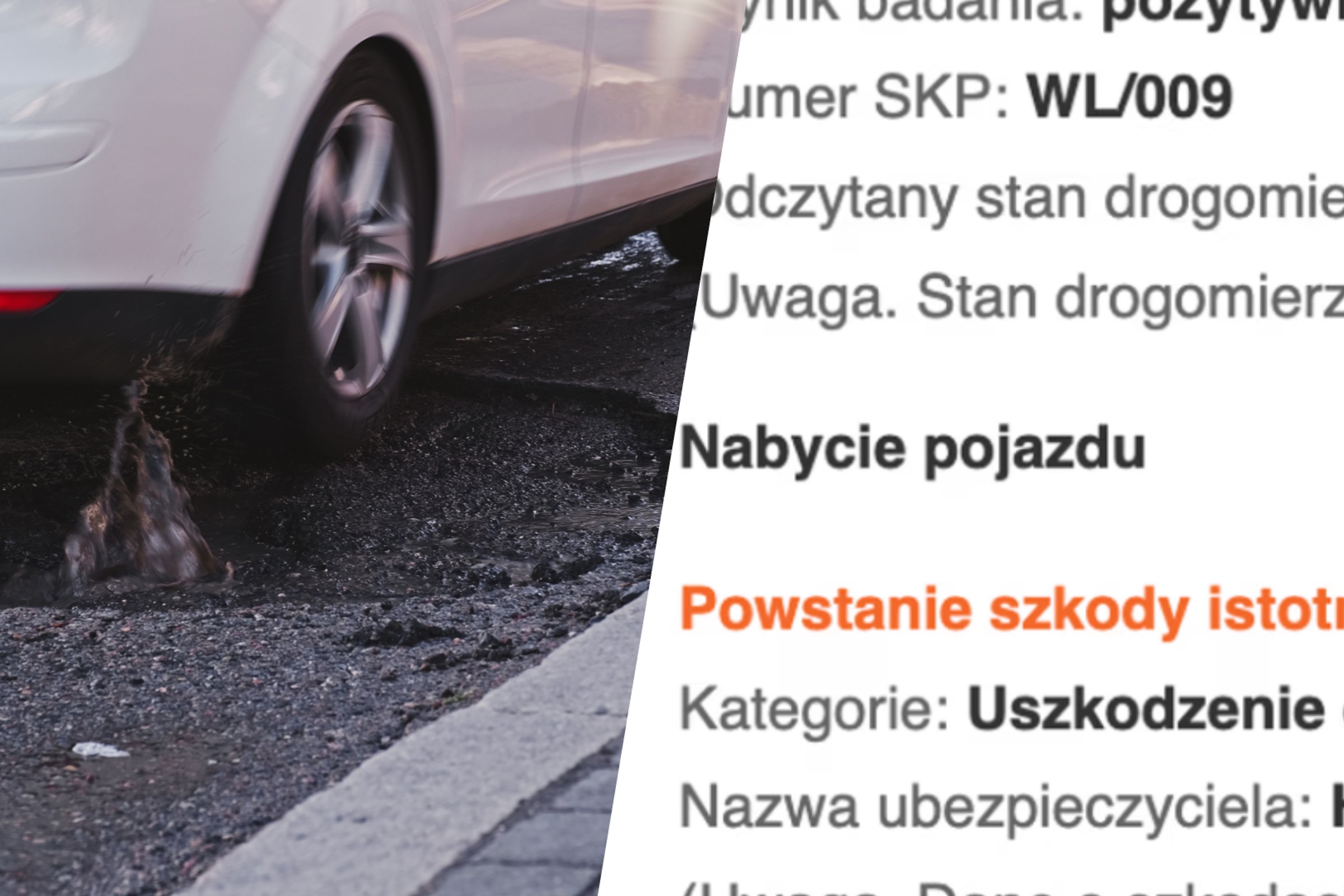 Zgłosił pogiętą felgę, nie może sprzedać auta, bo w historii pojazdu świeci na czerwono "szkoda istotna"