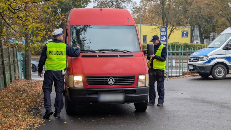 Policyjna kontrola drogowa