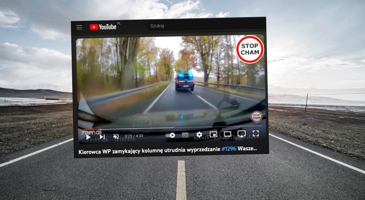 Dziwne zachowanie wojskowej kolumny. Żołnierze zablokowali całą jezdnię