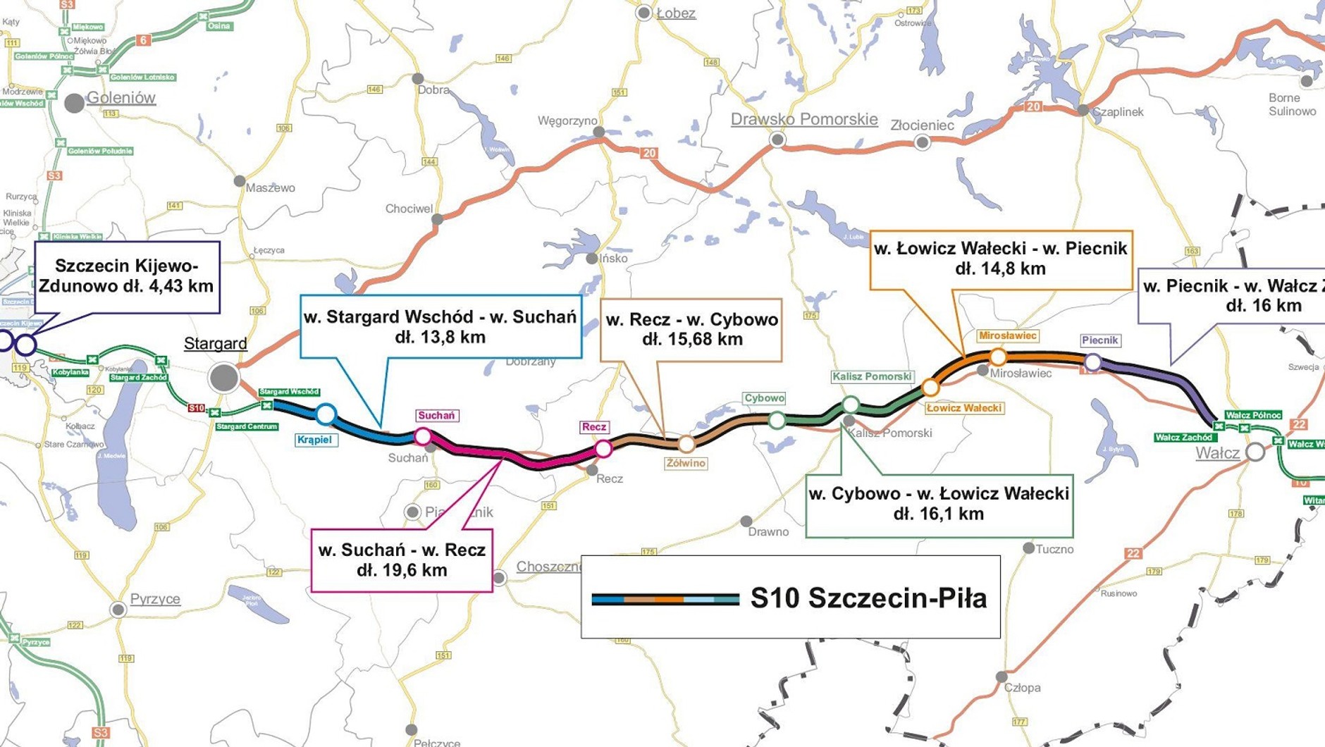 Trasa S10 ze Szczecina do Piły