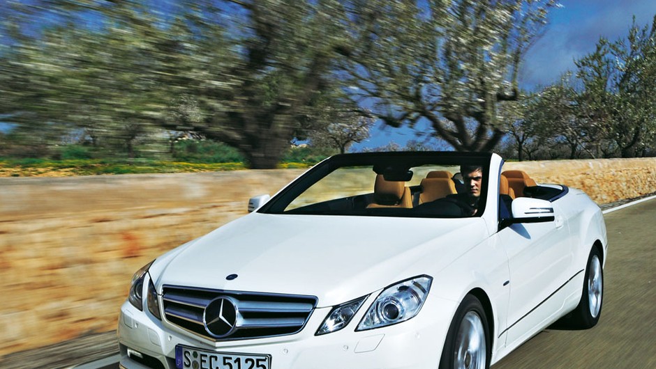 Mercedes klasy E cabrio