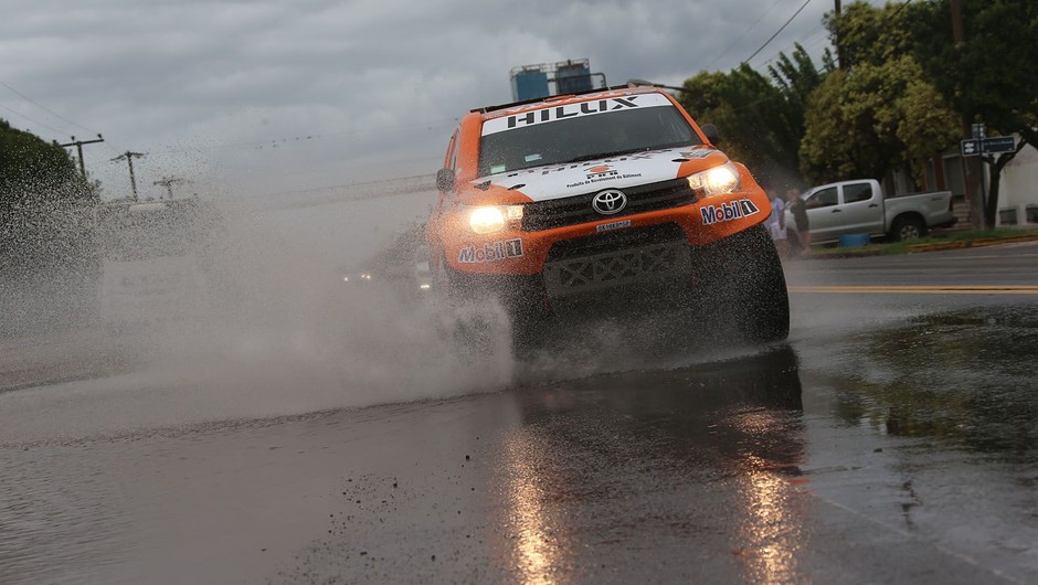 Ulewa w Rajdzie Dakar 2016
