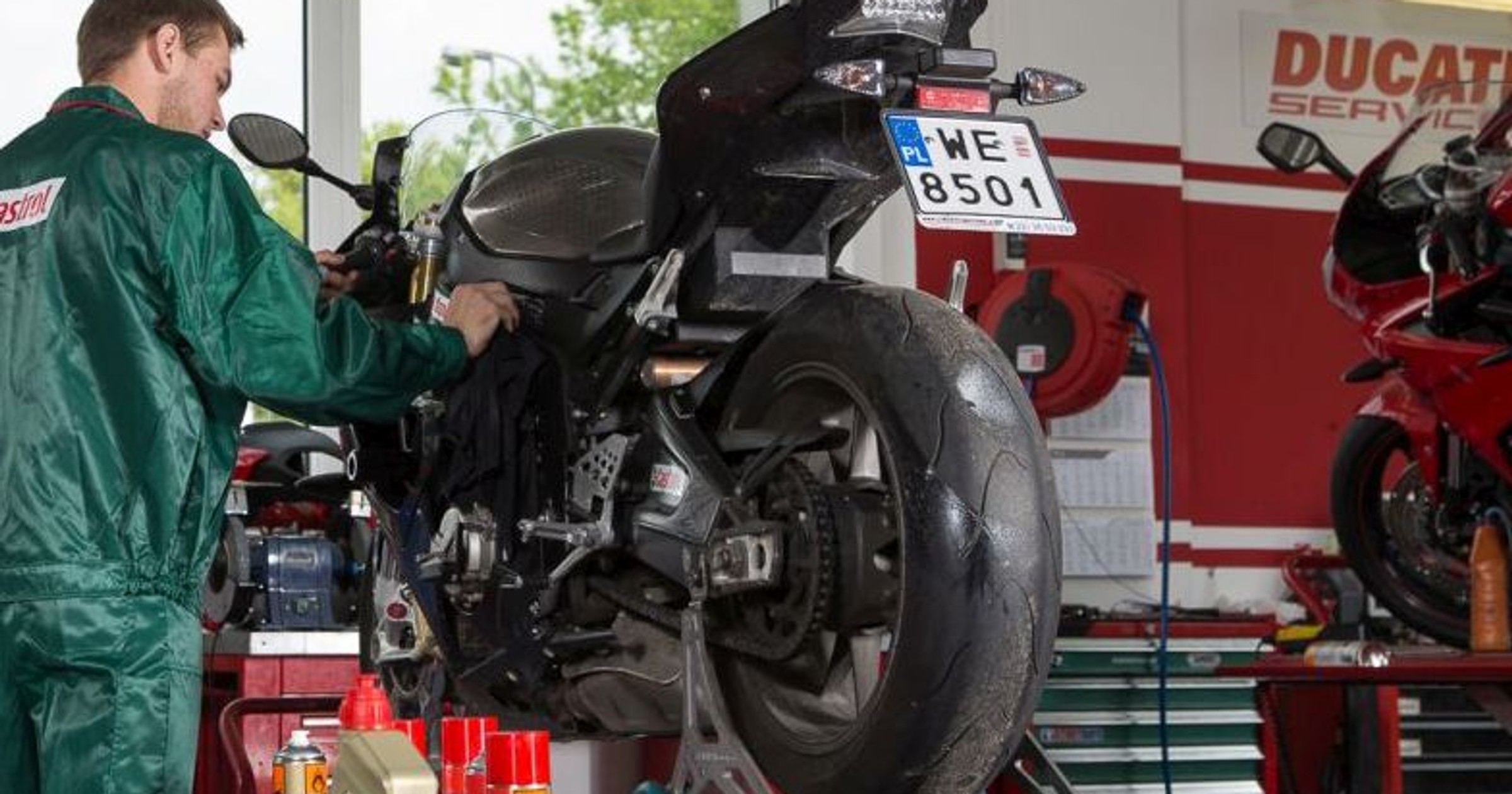 Czyszczenie motocykla