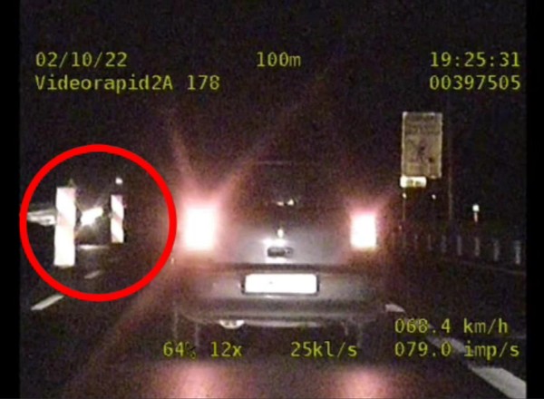 Zawracał na ekspresówce. Kara już po kilku sekundach [WIDEO]