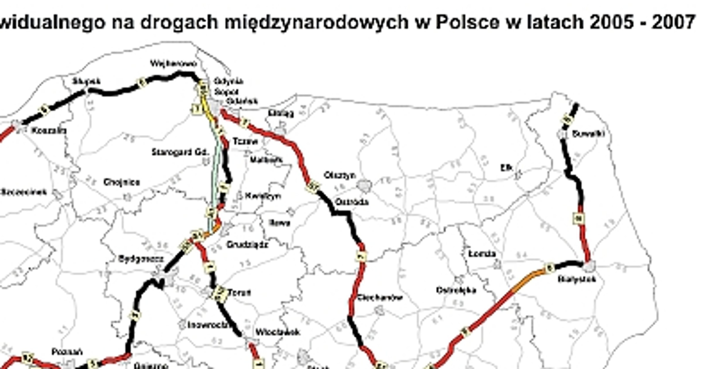 Niebezpieczne drogi, zobacz gdzie musisz bardzo uważać! Czyli program EuroRAP w Polsce