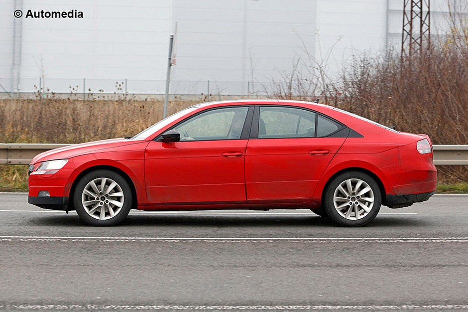 Skoda Superb III – zdjęcia szpiegowskie