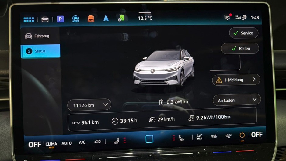 Volkswagen ID.7 Pro S w teście wydajności