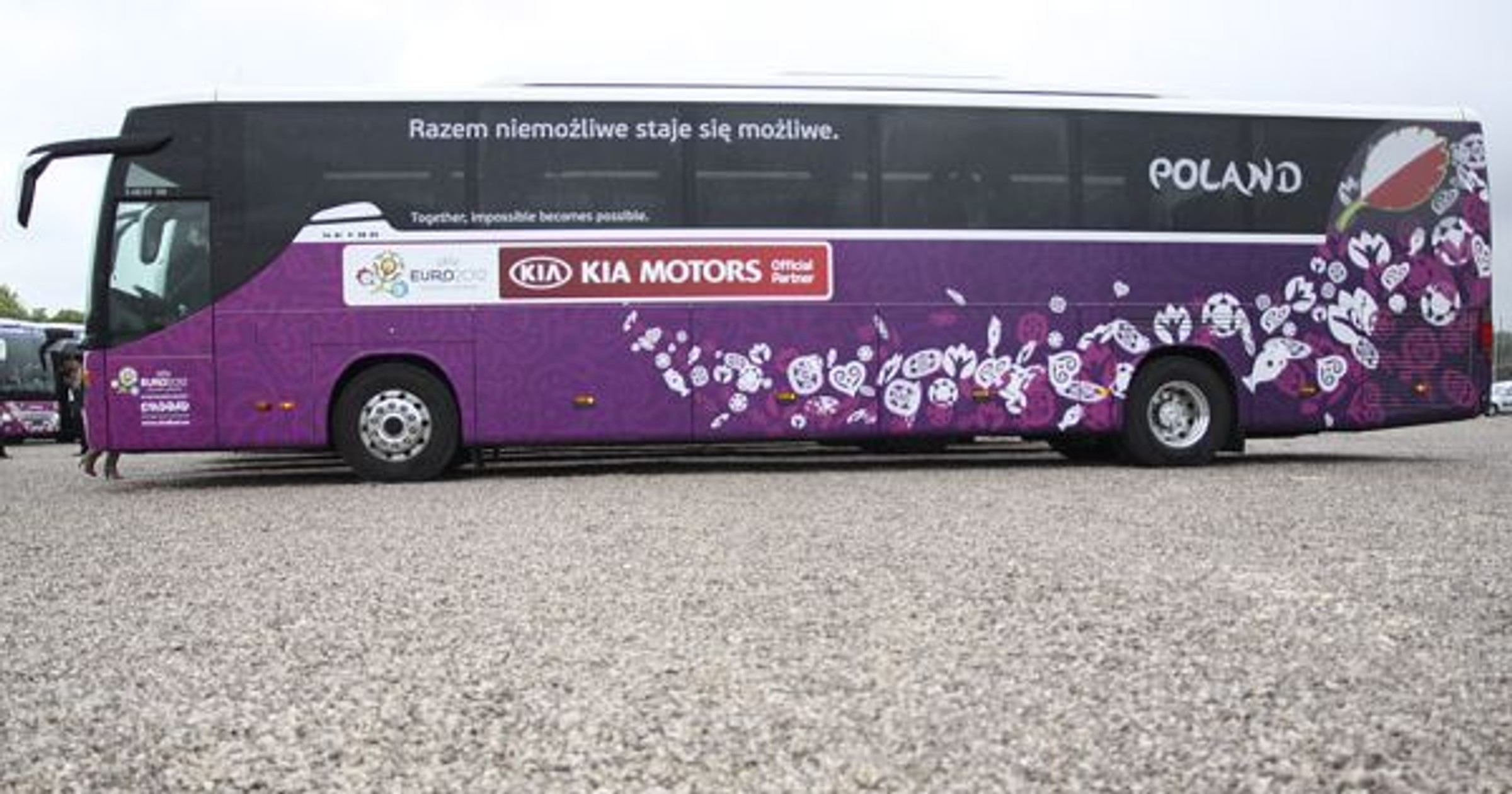Autokar reprezentacji Polski na Euro