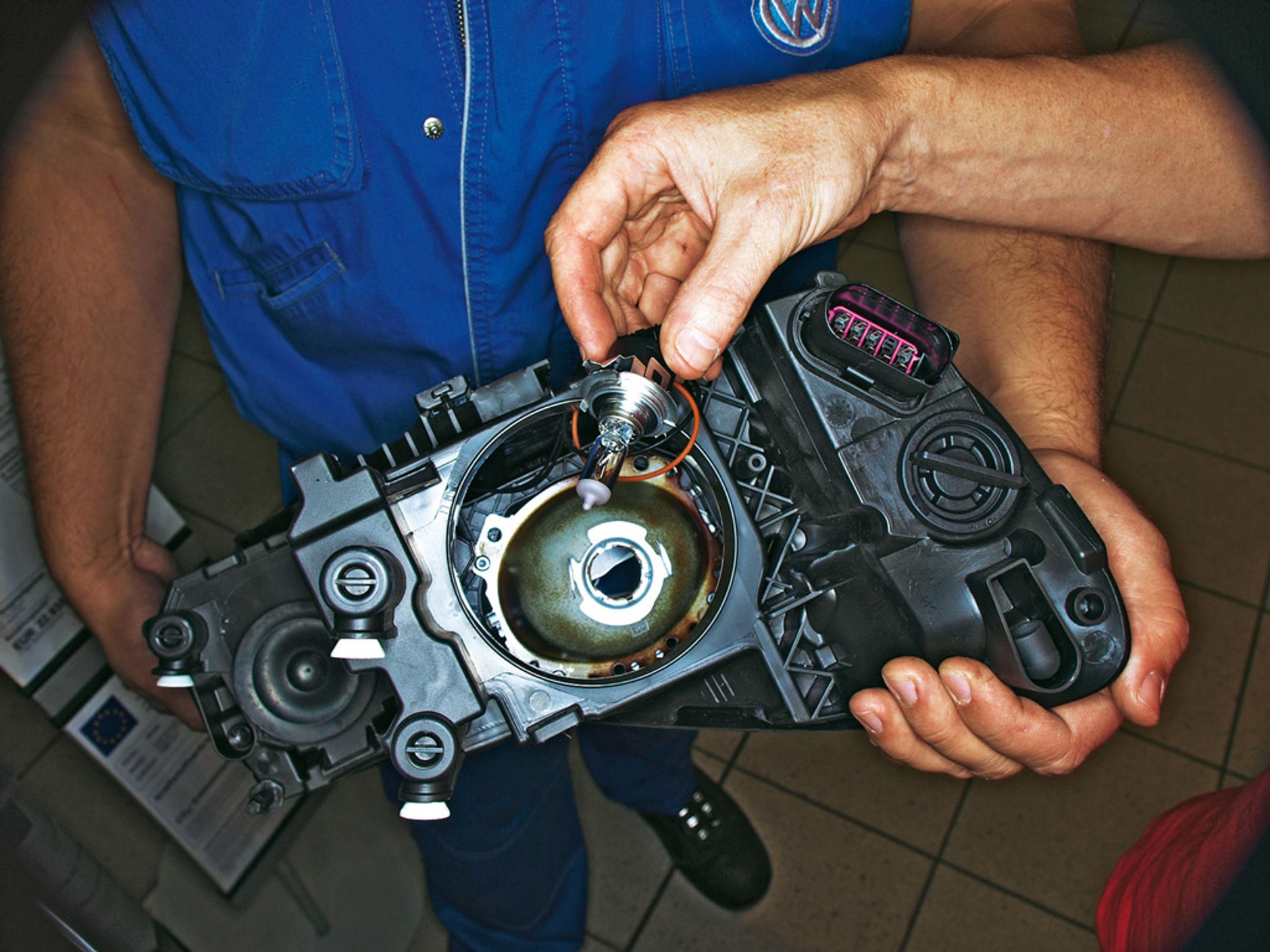 Skoda Octavia - wymiana żarówki