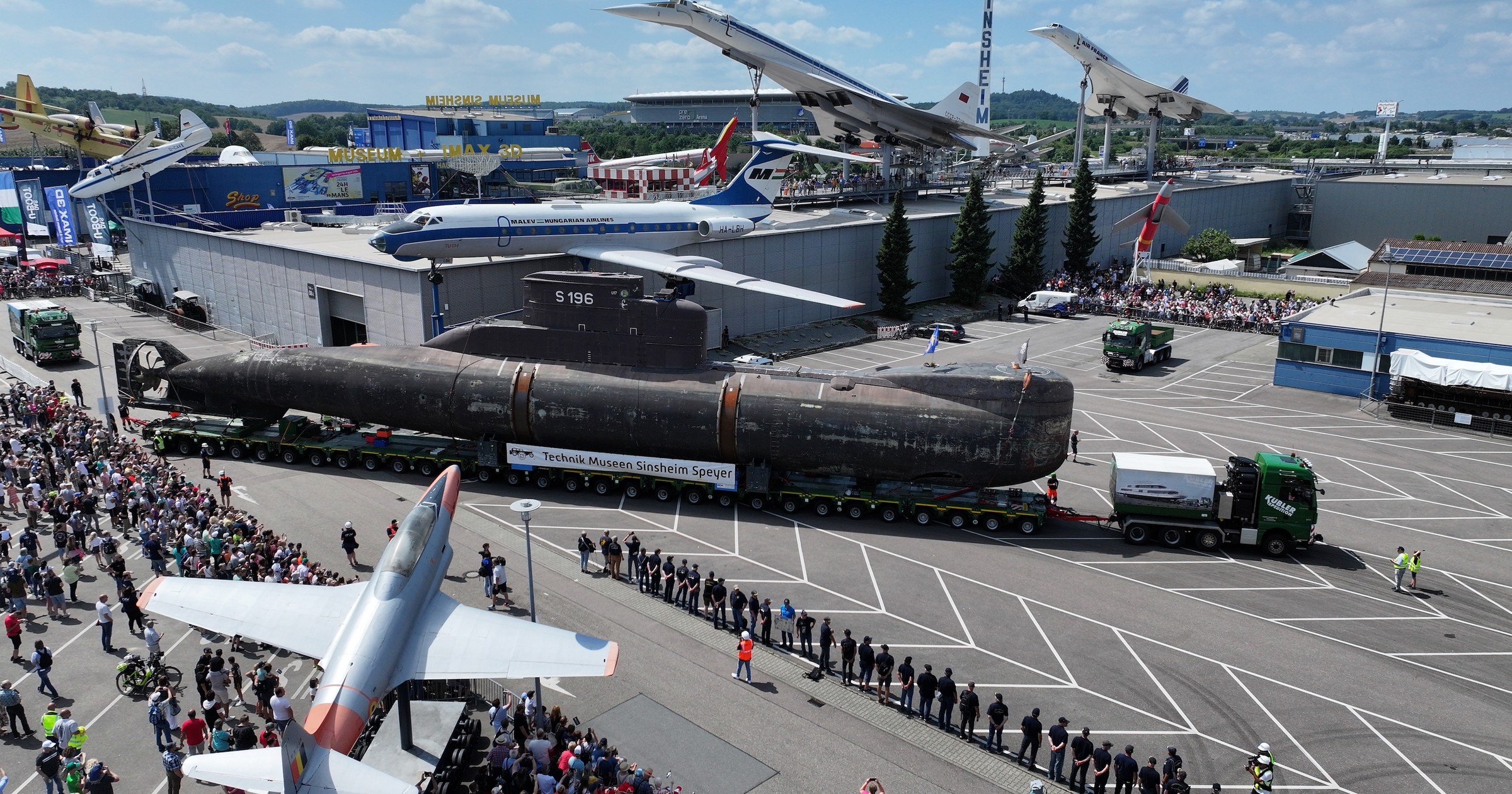 U-Boot dotarł do Muzeum Techniki w Sinsheim